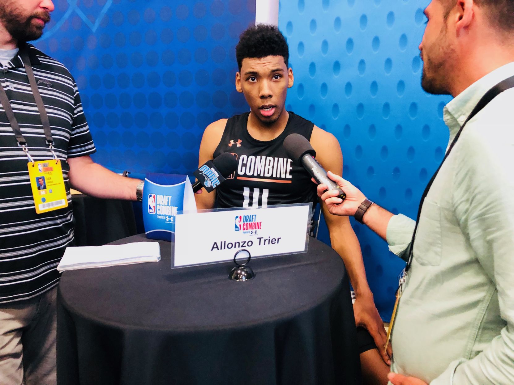 Allonzo Trier at NBA Combine
